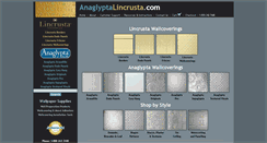 Desktop Screenshot of anaglyptaandlincrusta.com